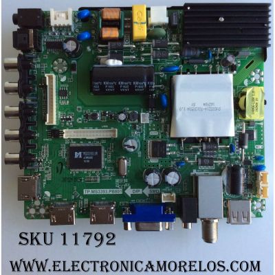 MAIN / FUENTE / (COMBO) / ELEMENT K16060702 / TP.MS3393.PB801 / SY16200-1 / VERSION 32D0 / MODELO ELEFW5016 / PANEL V500HJ1-PE8	